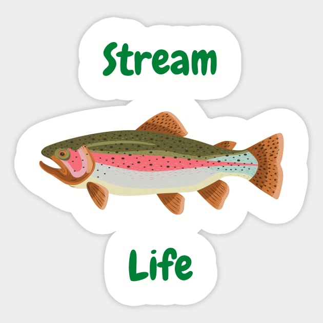 Stream Life Sticker by Rickido